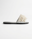Flat Sandal with Pearl
