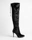 Pointed Heel high boot