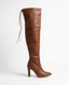 Block heel high boot