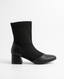 Pointed Square Heel Boot