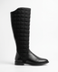 Flat high boot