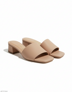 BLOCK HEEL OPEN TOE