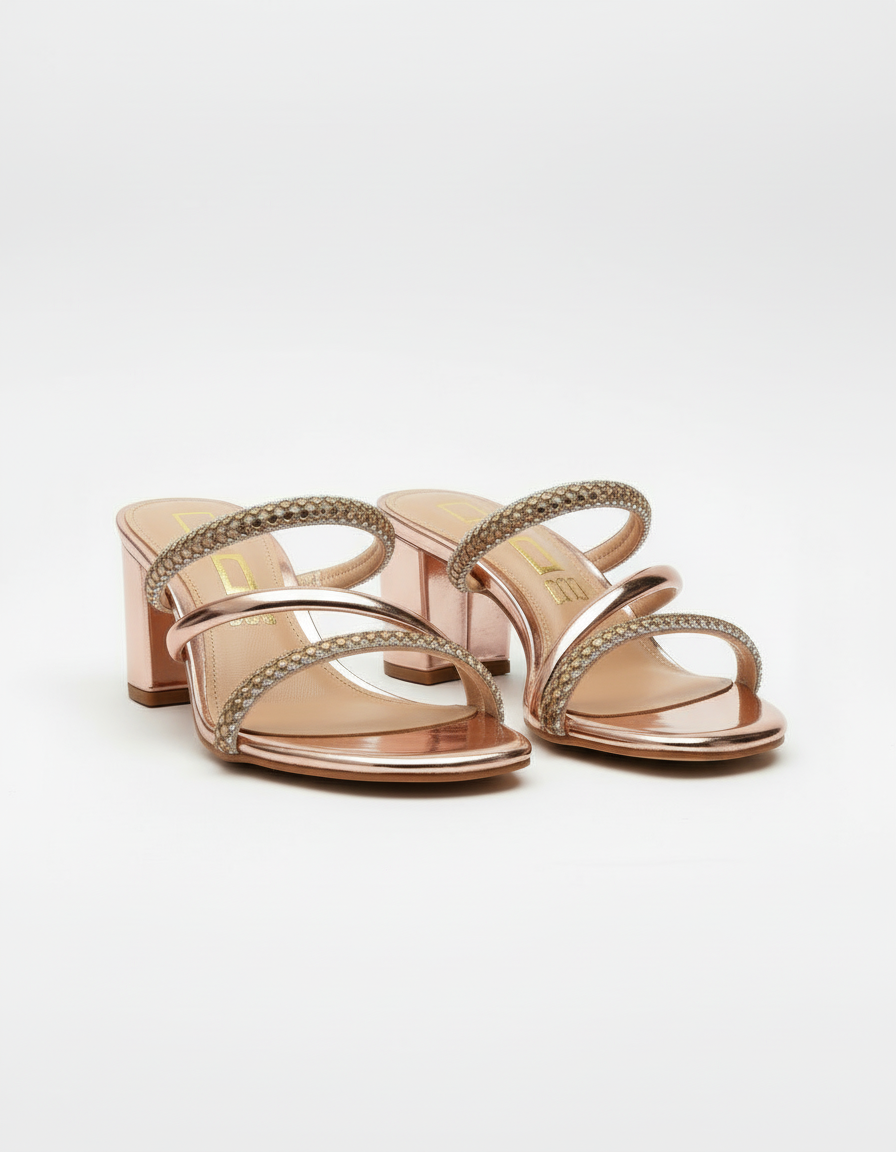 BLOCK HEEL OPEN TOE
