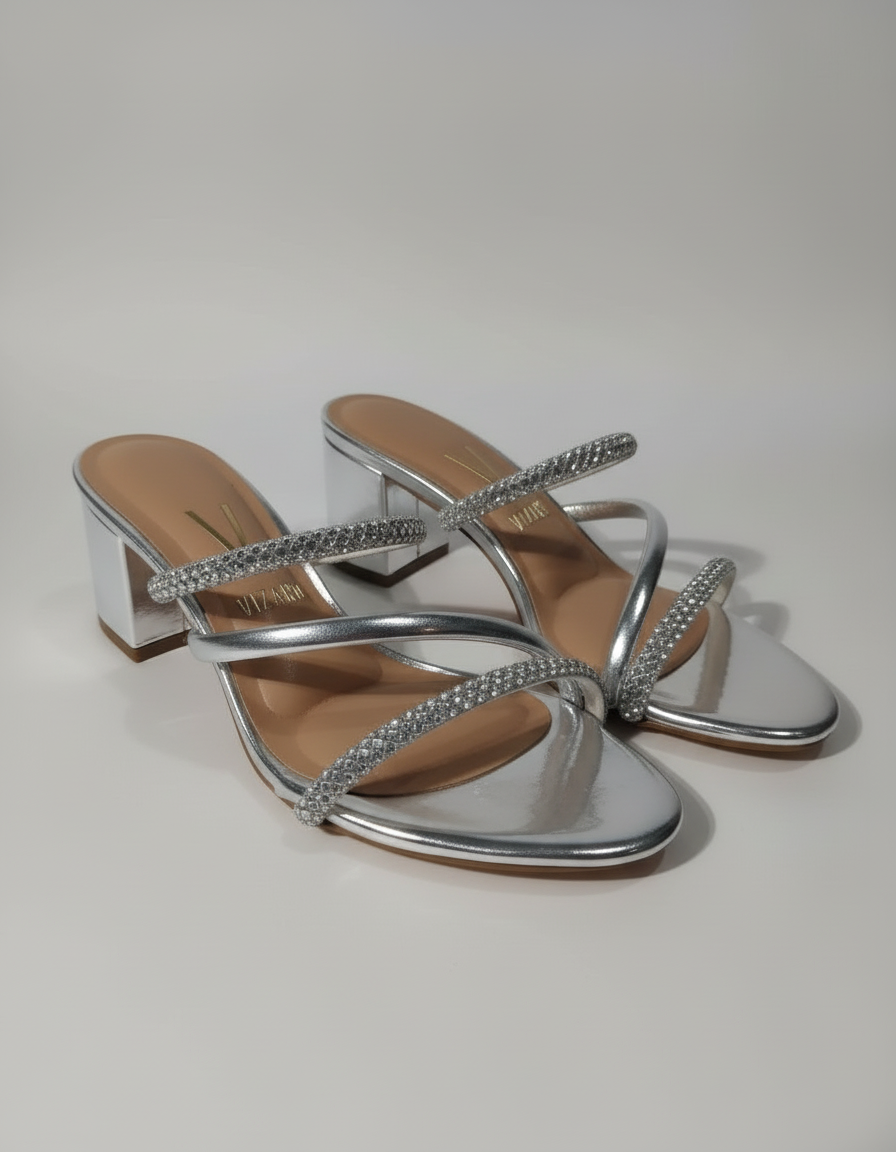 BLOCK HEEL OPEN TOE