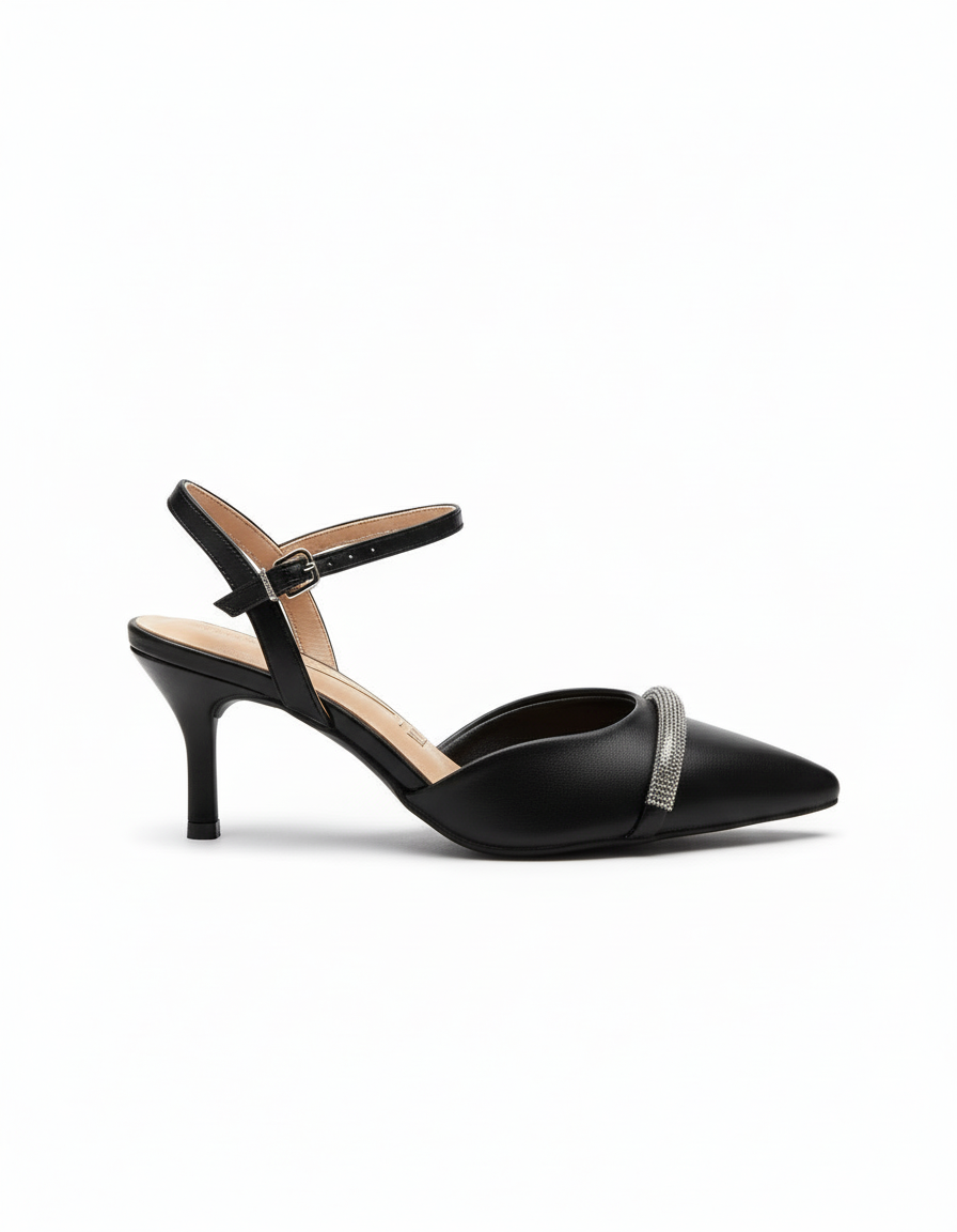 Ankle Strap Kitten Heel Main image
