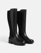 Flat High Boot