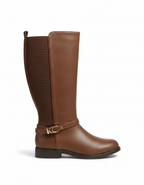 Flat High Boot