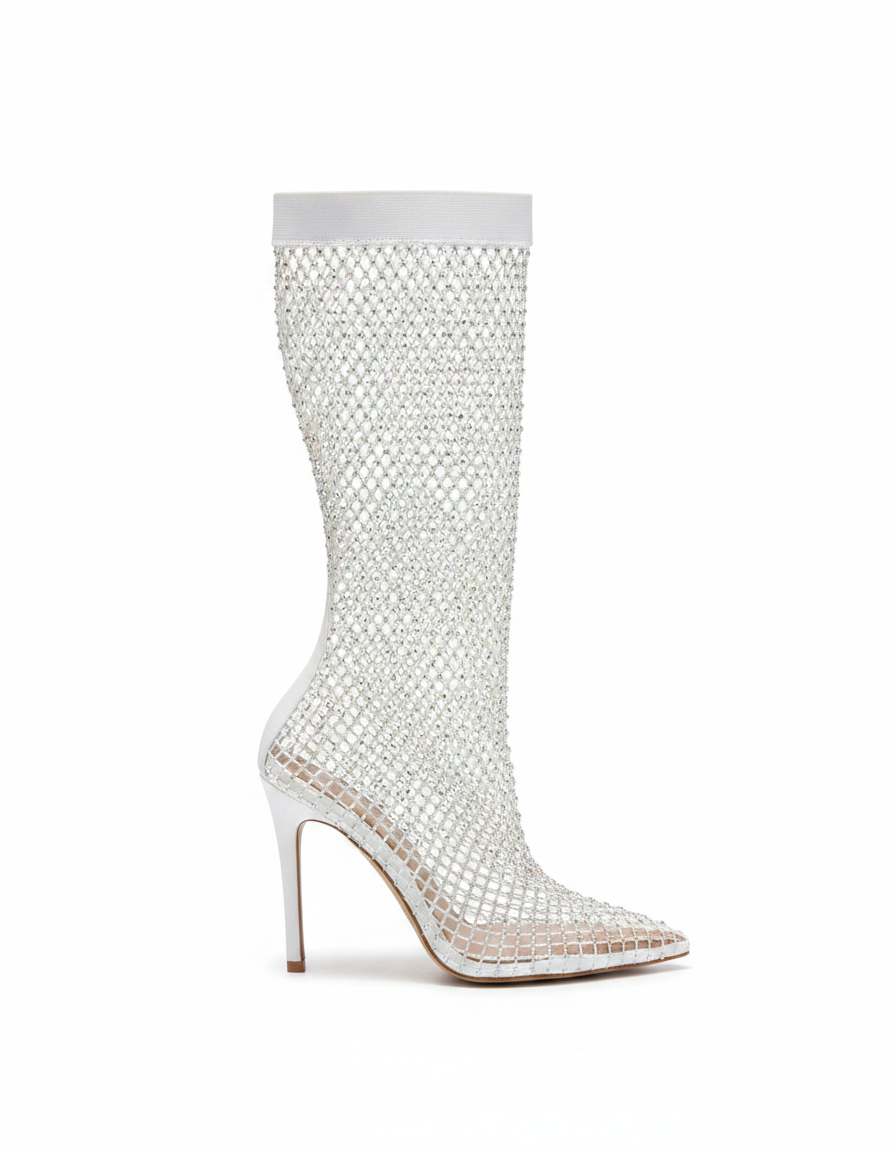 Net High Heel Boot Main image