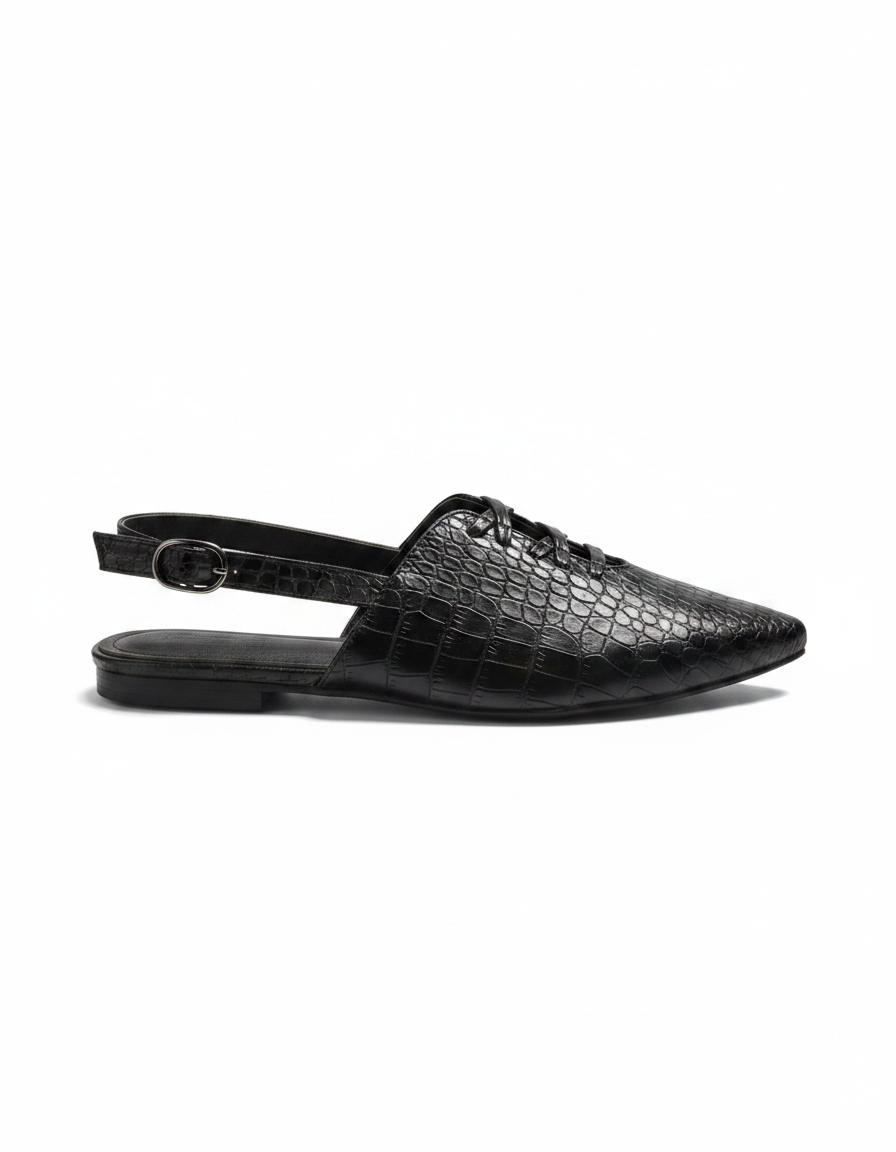 Sling Back Flat Mule