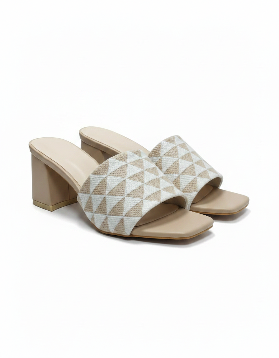 Open Block Heel