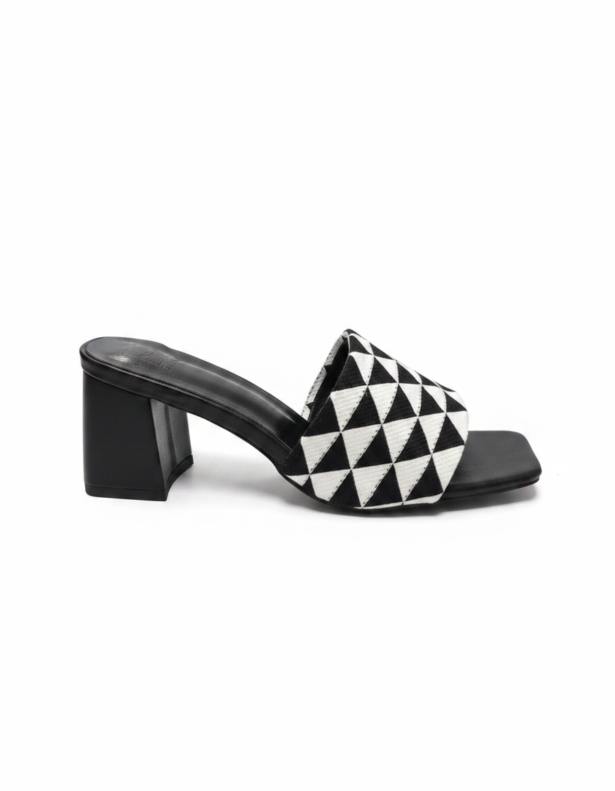 Open Block Heel