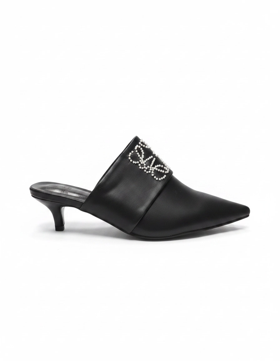 Kitten Heel Mule