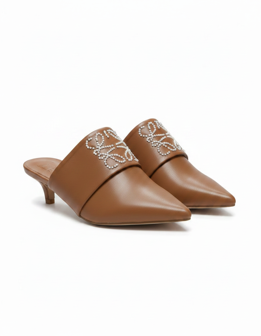 Kitten Heel Mule
