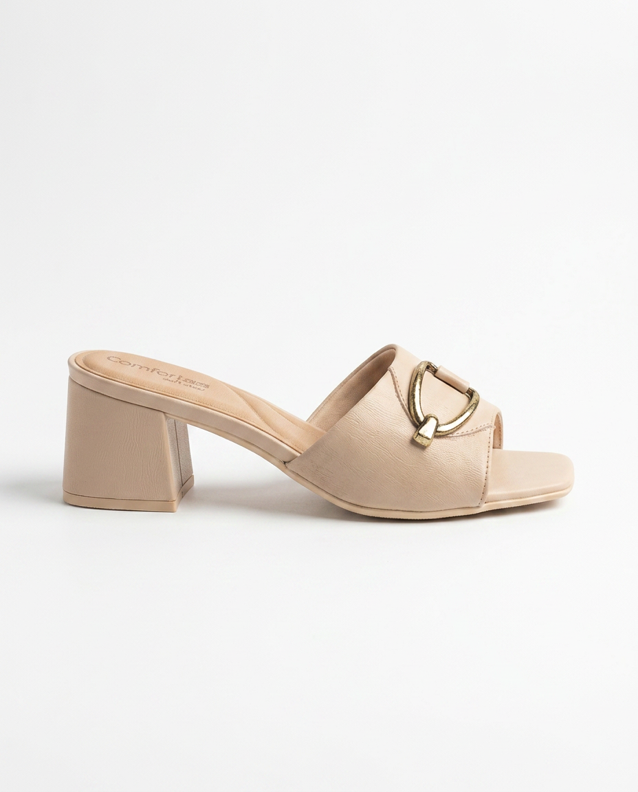 Block Heel Open Toe