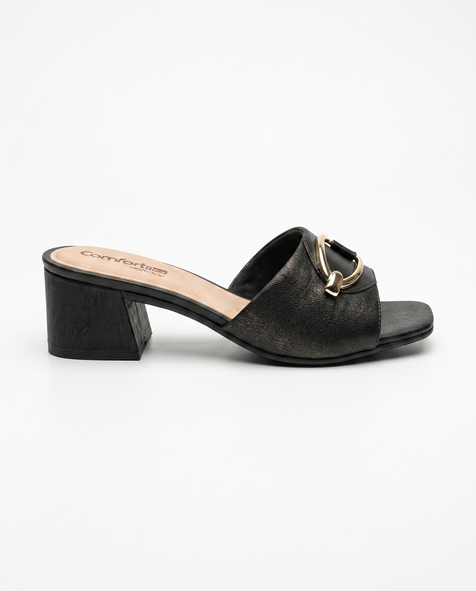 Block Heel Open Toe