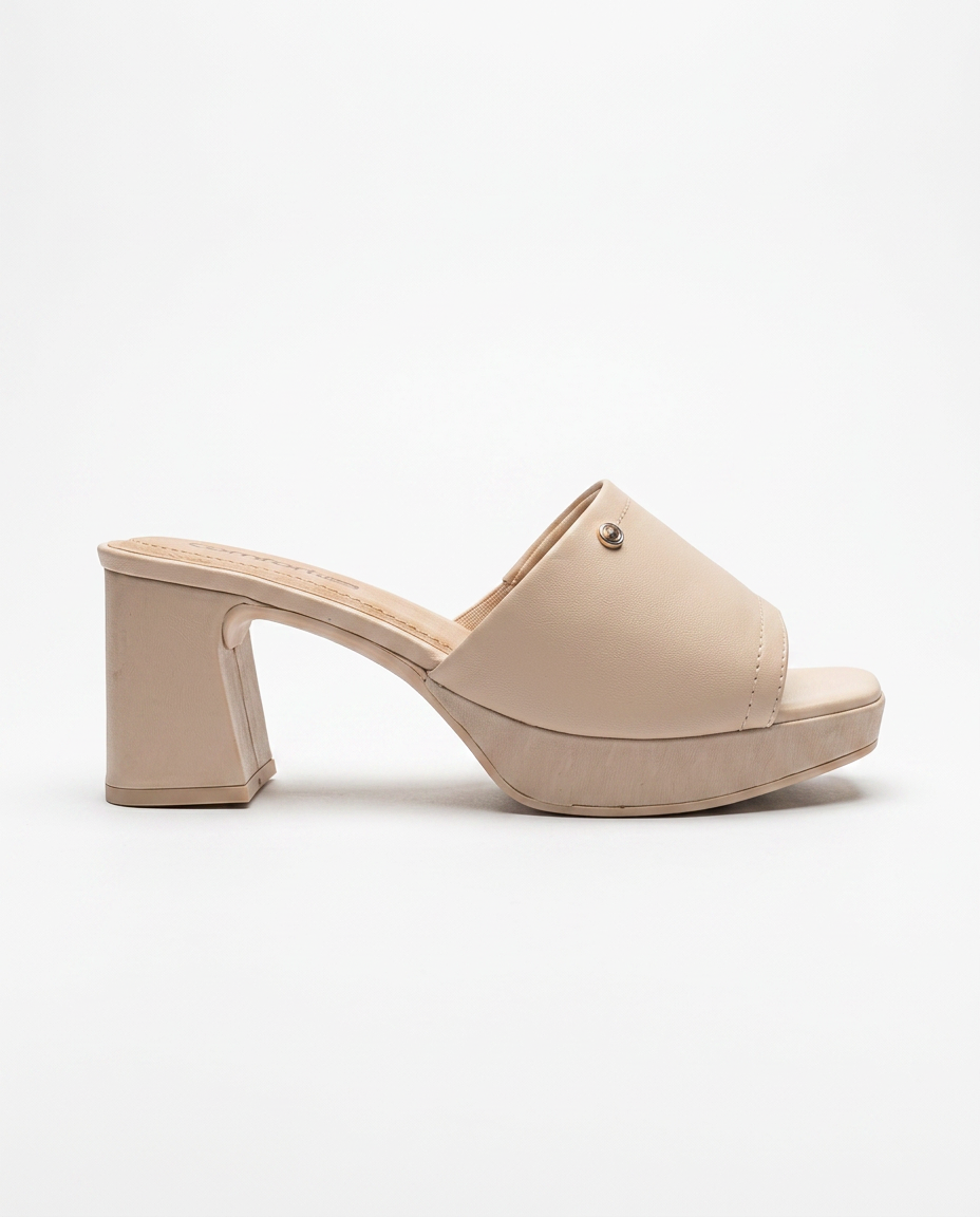 Block Heel Open Toe