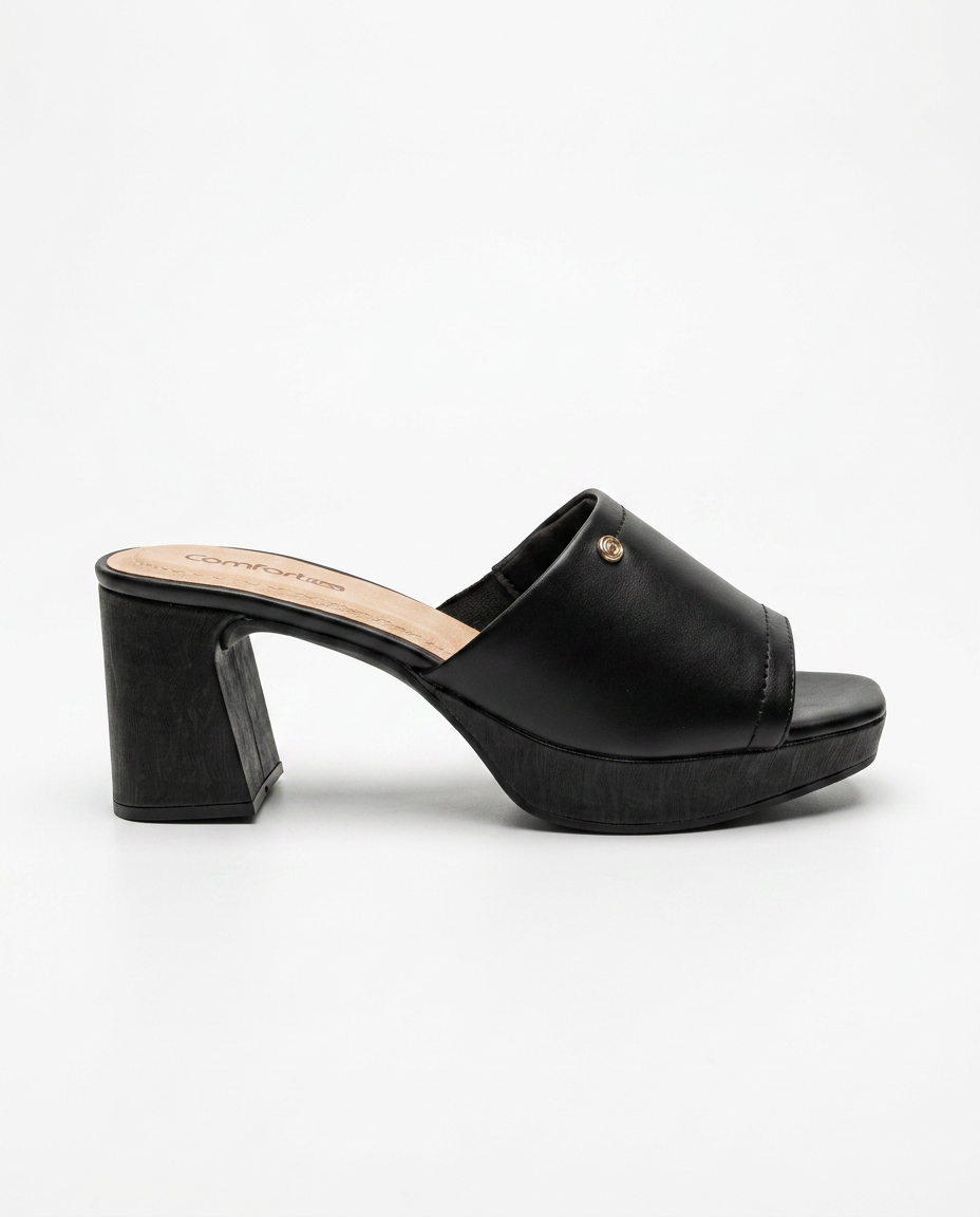 Block Heel Open Toe