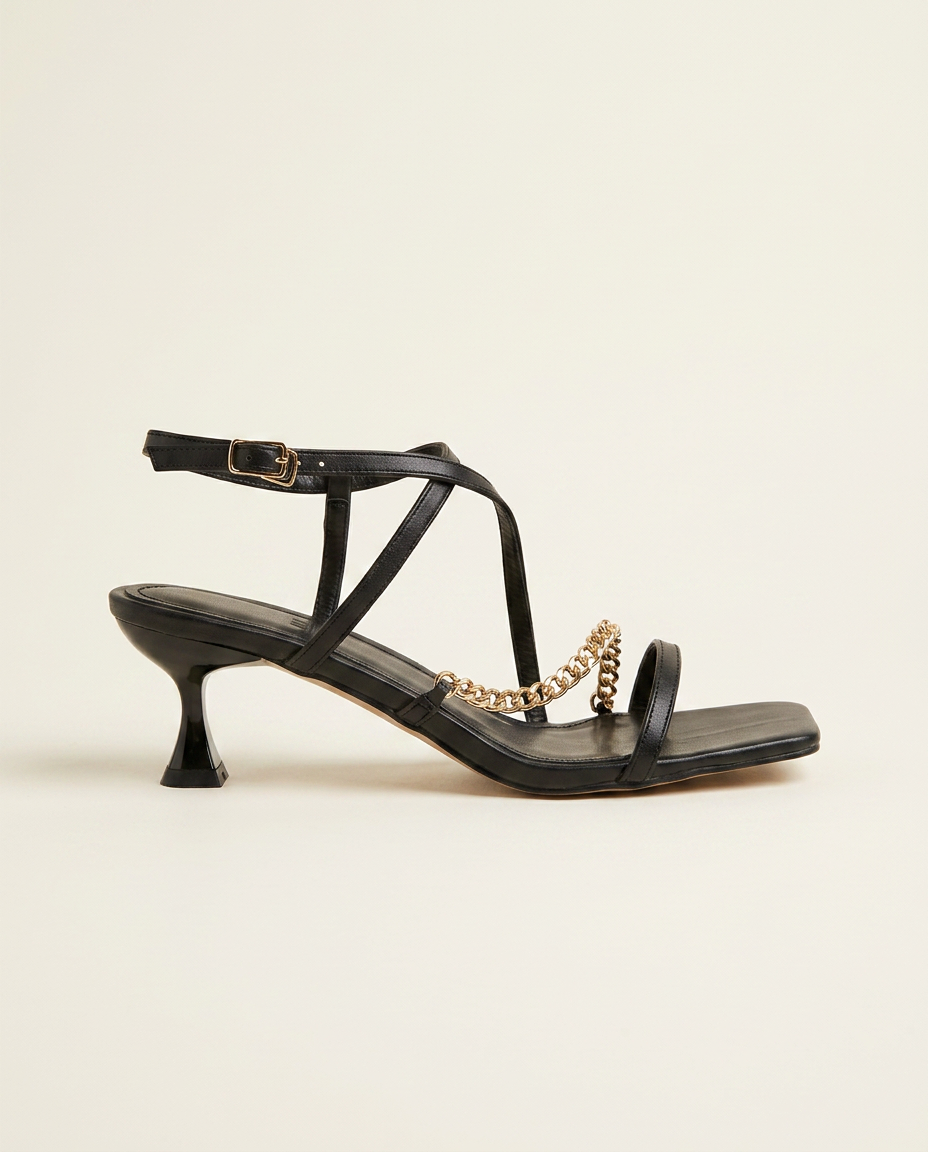 Ankle Strap Low Heel