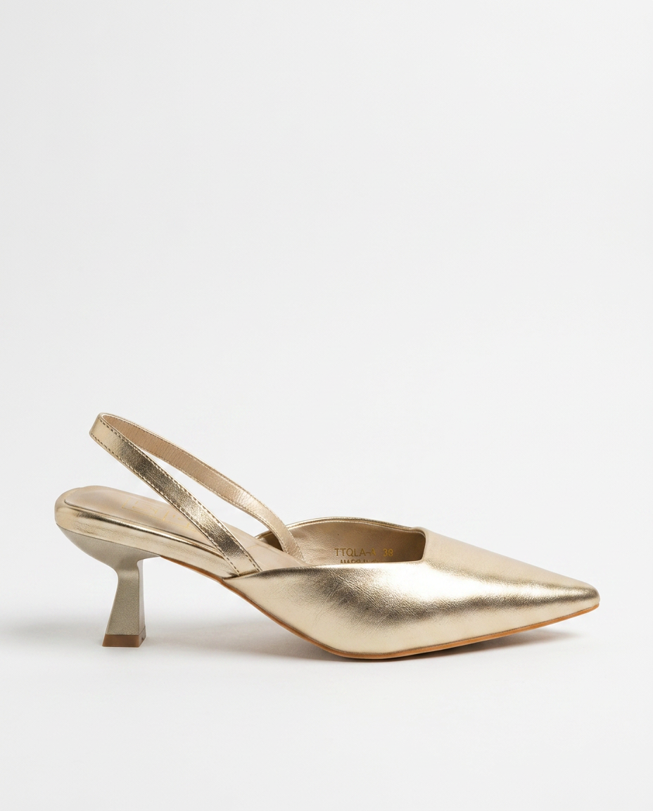 Ankle Strap Kitten Heel