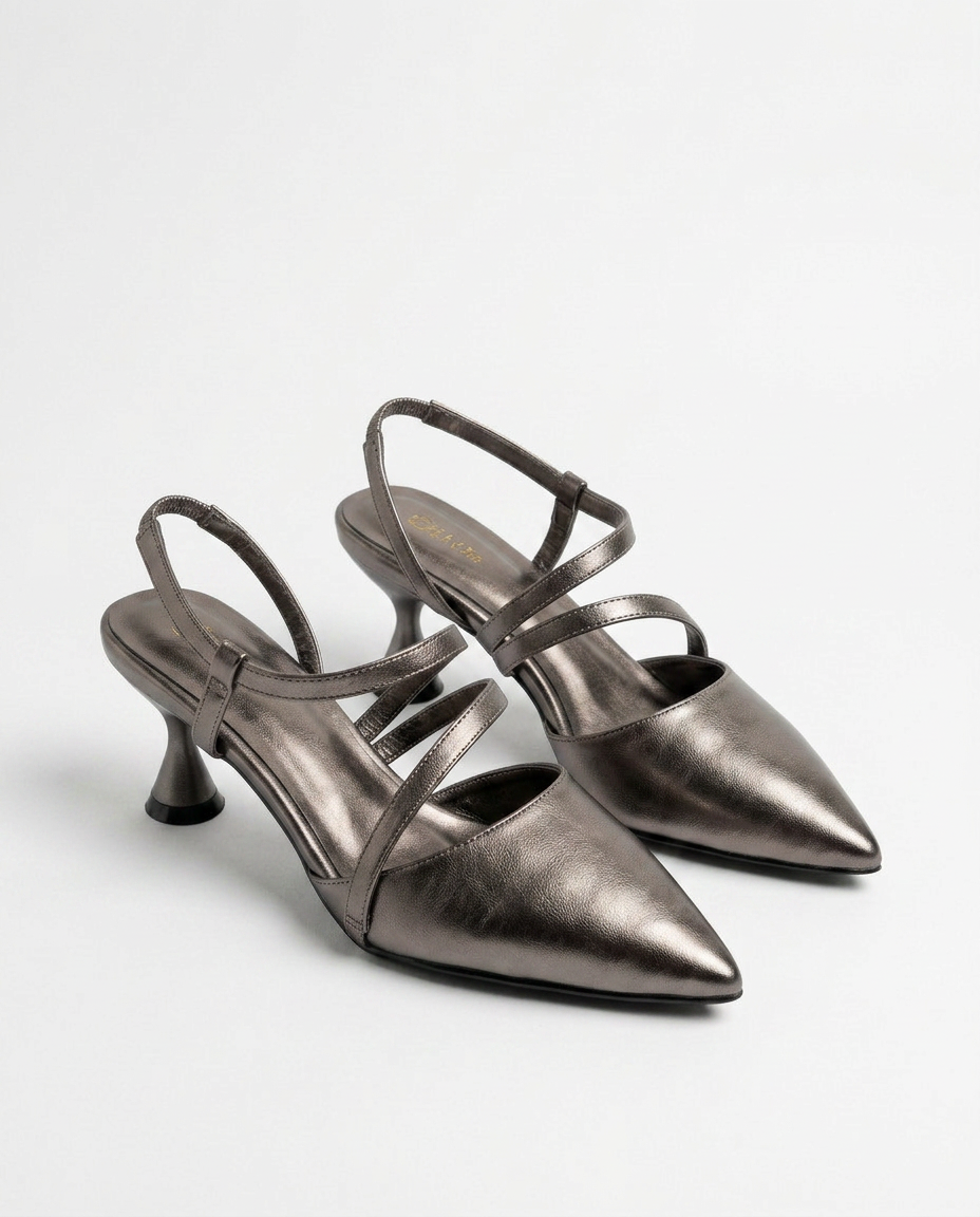 Ankle Strap Kitten Heel
