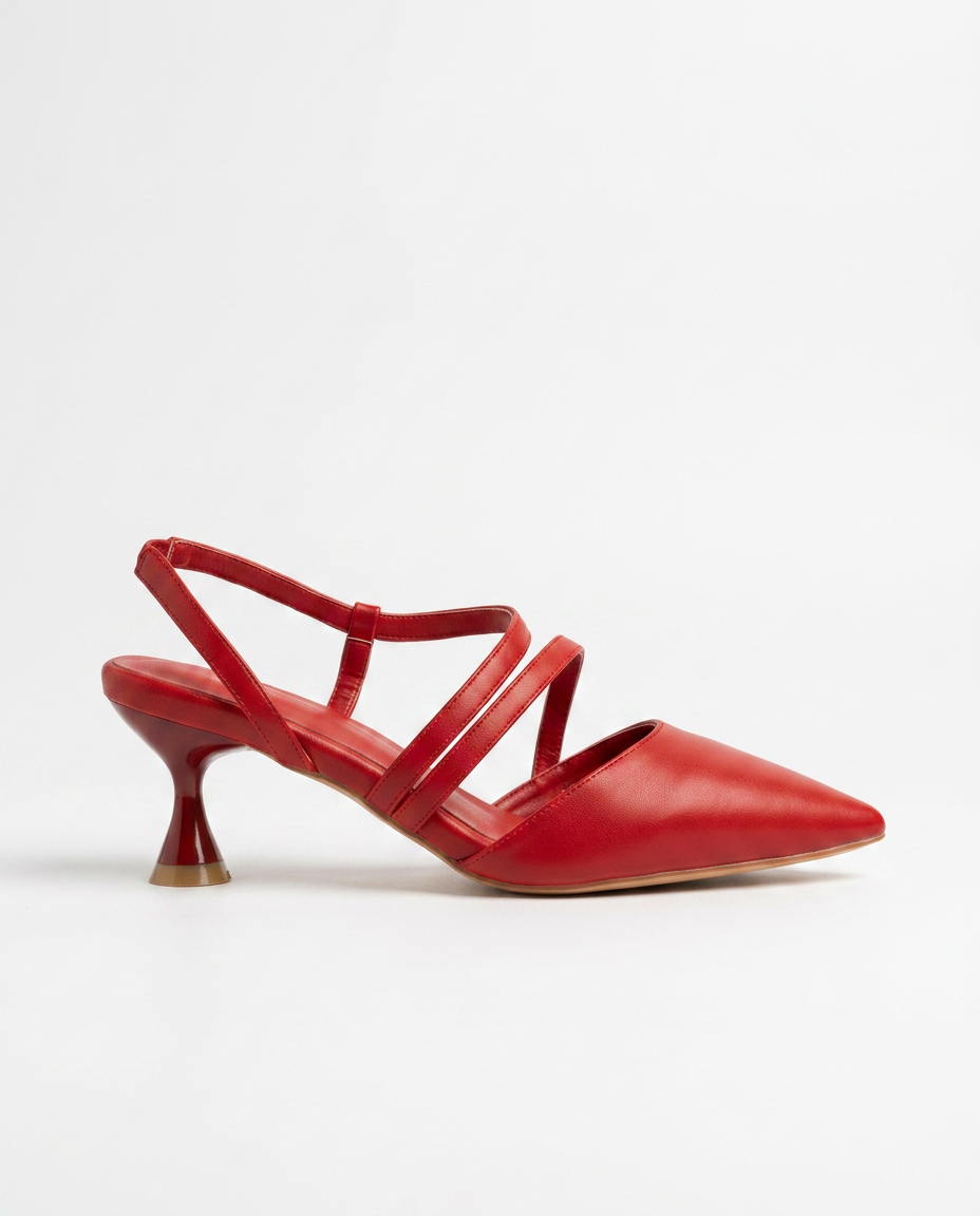 Ankle Strap Kitten Heel