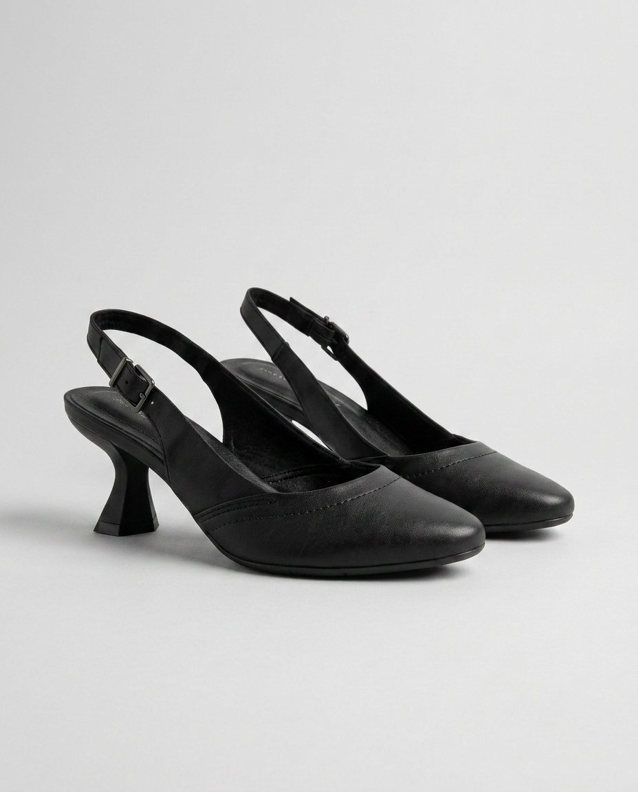 Ankle Strap Kitten Heel
