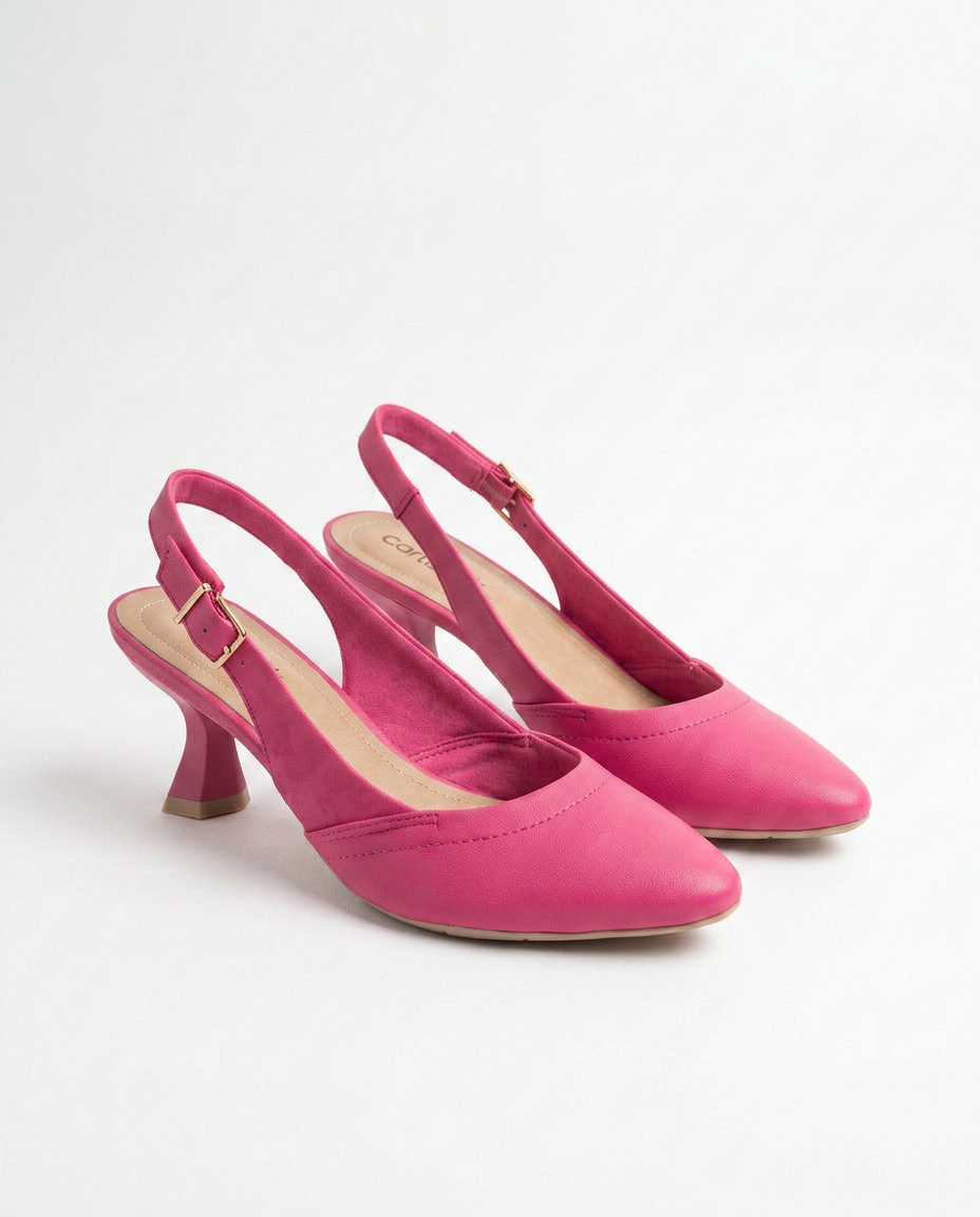 Ankle Strap Kitten Heel