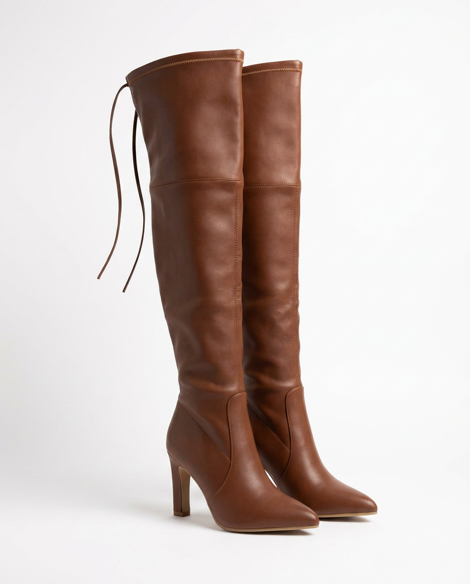 Block heel high boot Secondary image