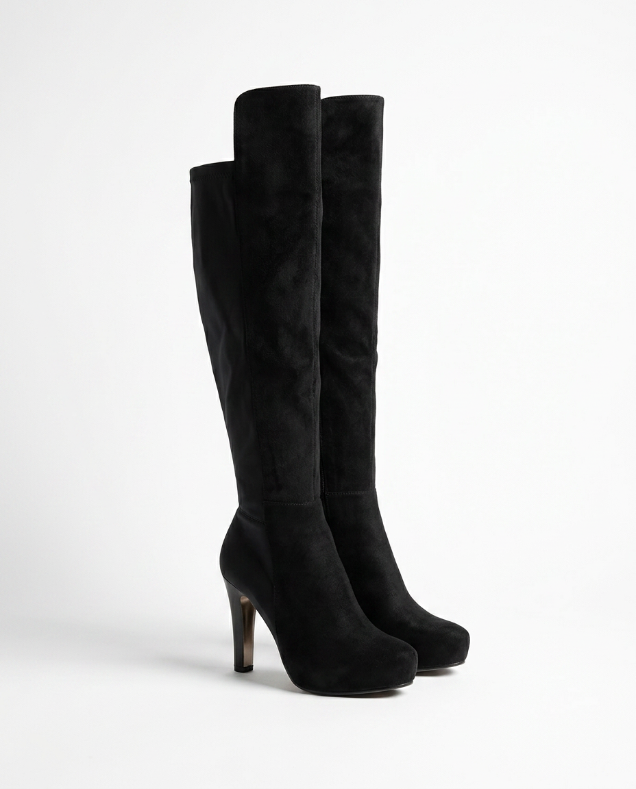 Knee Heel Boot