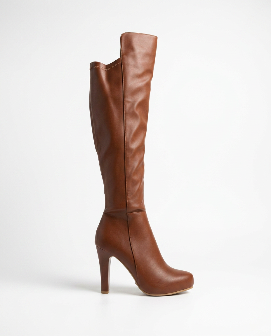 Knee Heel Boot