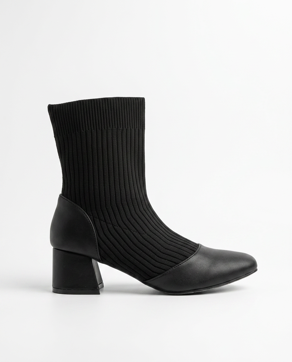Pointed Square Heel Boot