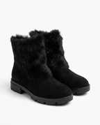 Fur Flat Boot