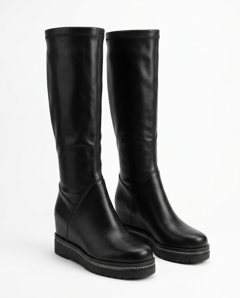 Wedge Kneed Boot