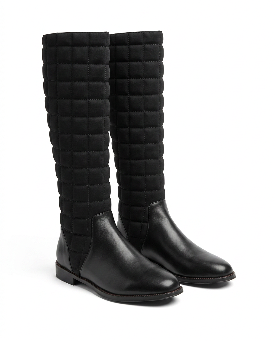 Flat high boot Secondary image