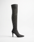 Pointed Heel high boot