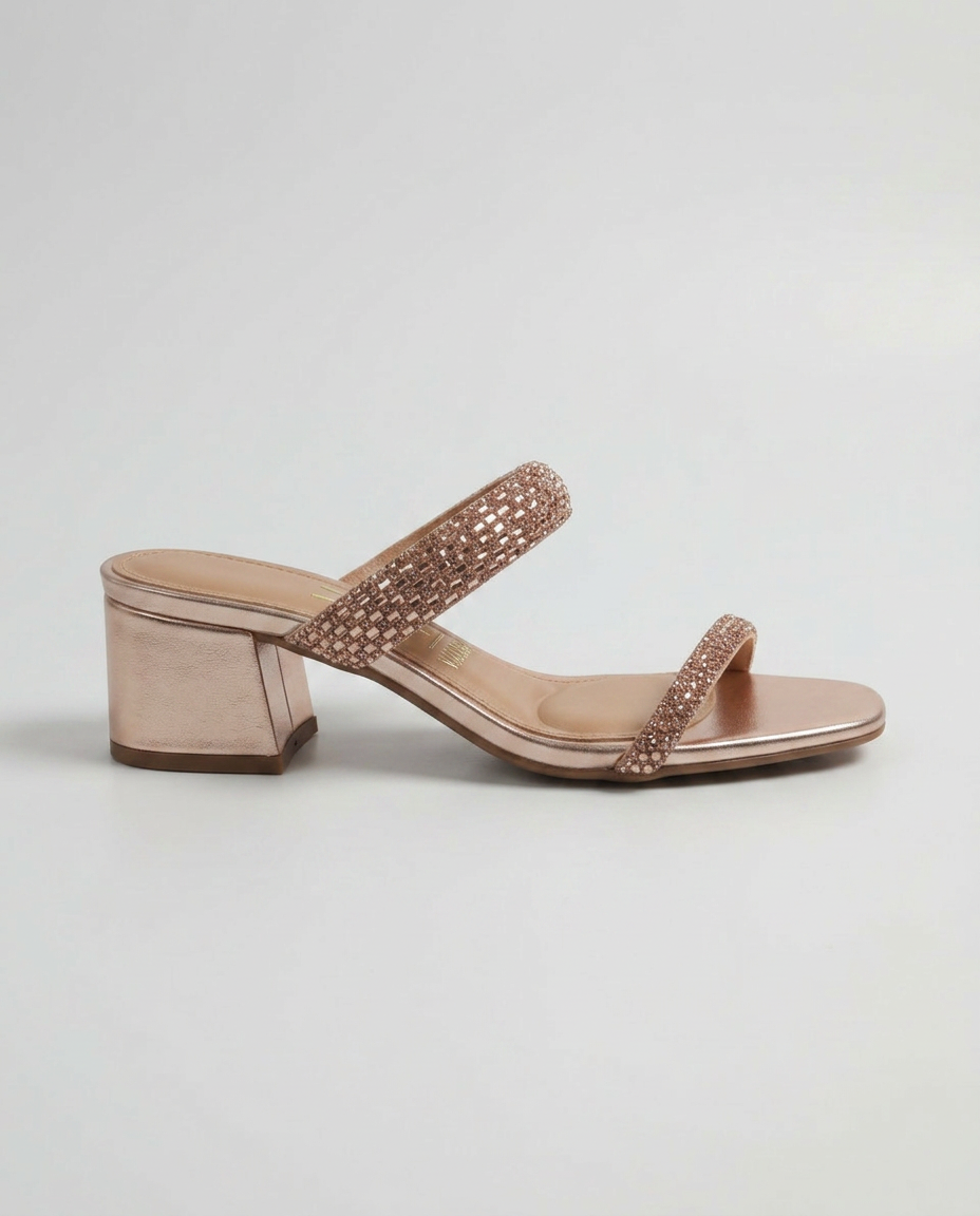 BLOCK HEEL OPEN TOE